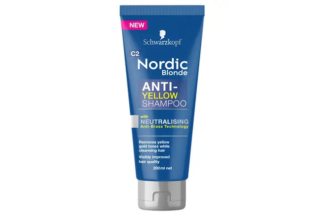 Schwarzkopf C2 Nordic Blonde Anti-Yellow Shampoo 200mL - OhYouLuckyDuck.com.au