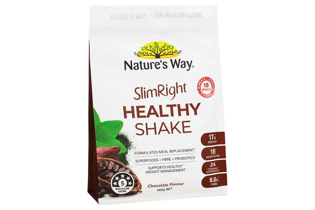 Nature's Way Slim Right Healthy Chocolate Shake 360G