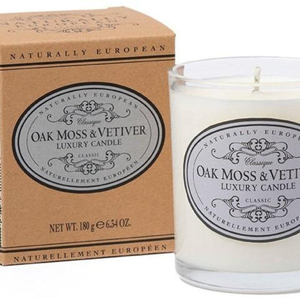 Naturally European Oak Moss And Vetiver Candle 180G