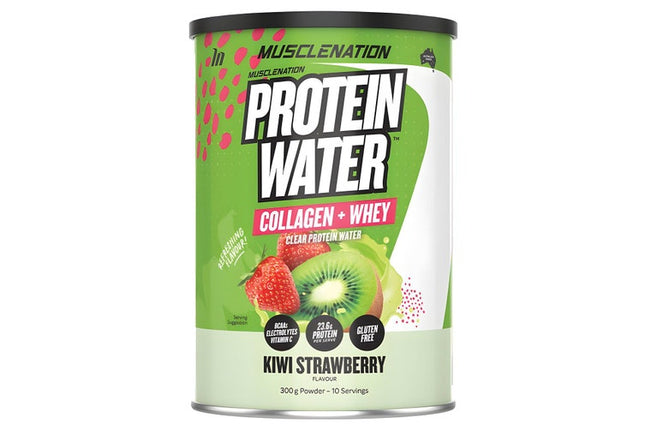 Muscle Nation Protein Water Powder Kiwi Strawberry