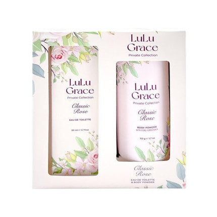 Lulu Grace Rose EDT 50ML & Body Powder Set