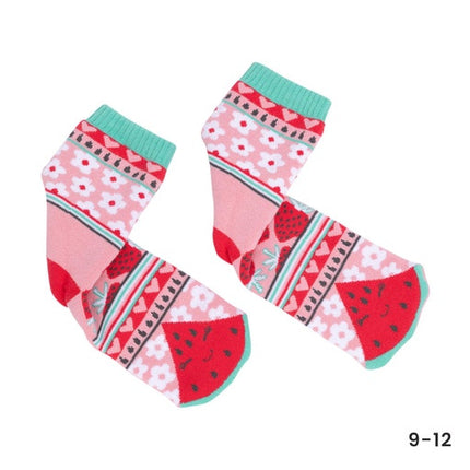 Lolly Kicks Kids Socks Medium Watermelon
