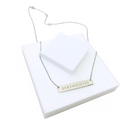 Serendipity Jewellery Sterling Silver Bar Necklace for Women
