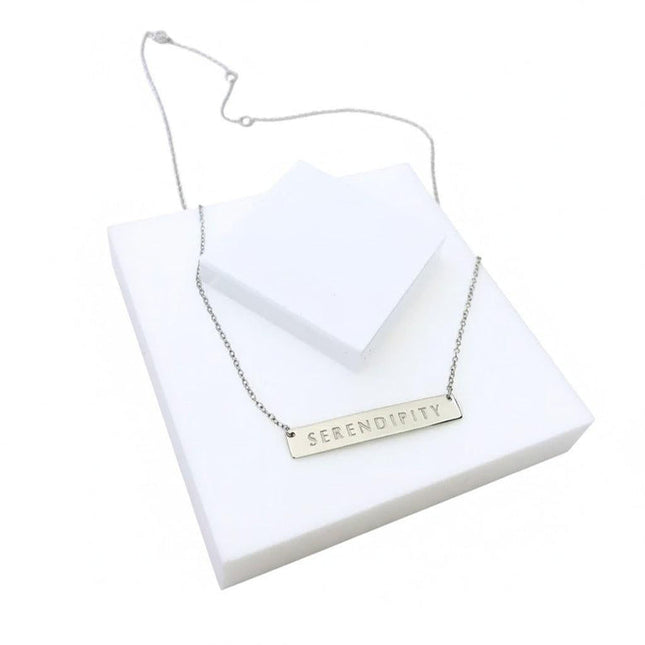 Serendipity Jewellery Sterling Silver Bar Necklace for Women