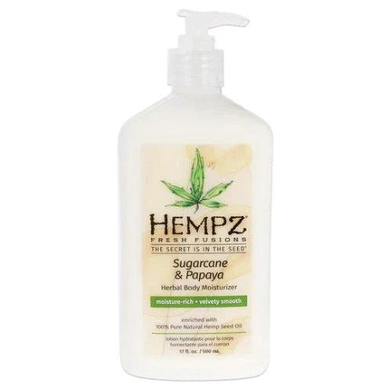 Hempz Body Moisturiser Sugarcane & Papaya 500ml - OhYouLuckyDuck.com.au