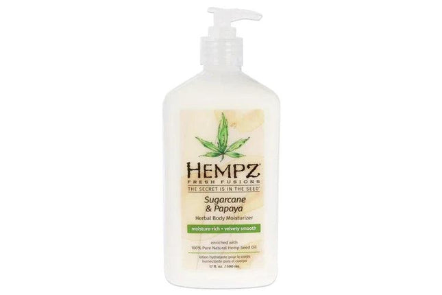 Hempz Body Moisturiser Sugarcane & Papaya 500ml - OhYouLuckyDuck.com.au