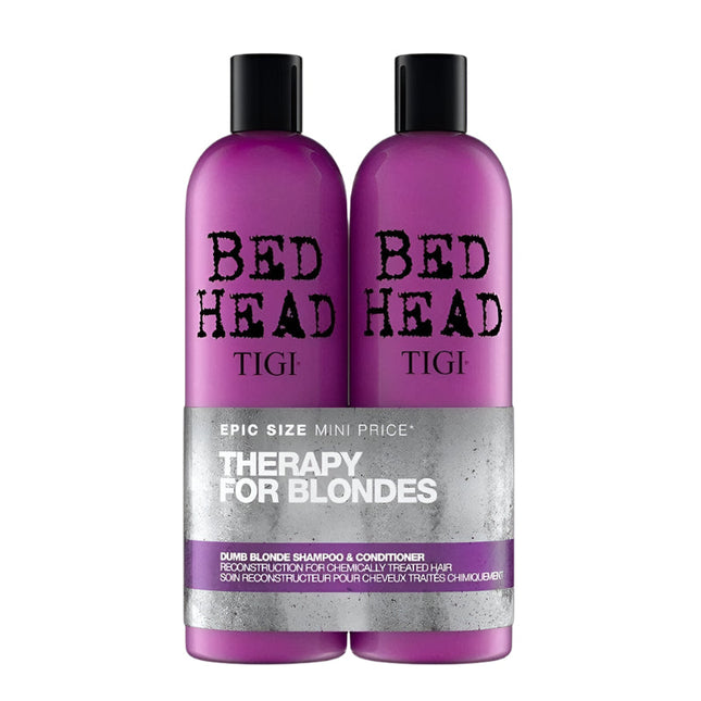 TIGI Bed Head Duo Dumb Blonde Shampoo and Conditioner 750ML