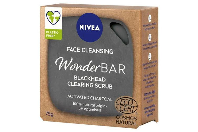 Nivea Wonderbar Anti-Blackhead Face Cleanser Scrub 75g - OhYouLuckyDuck.com.au