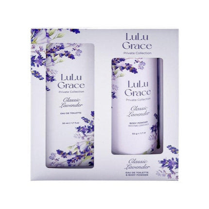 LuLu Grace Lavender EDT 50mL & Body Powder Set