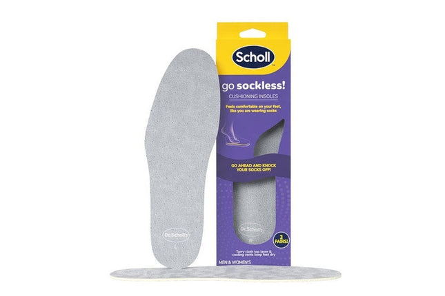 Scholl Go Sockless Insole 3Pack