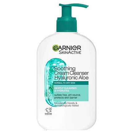 Garnier Skin Active Hyaluronic Aloe Cream Cleanser 250Ml Pump