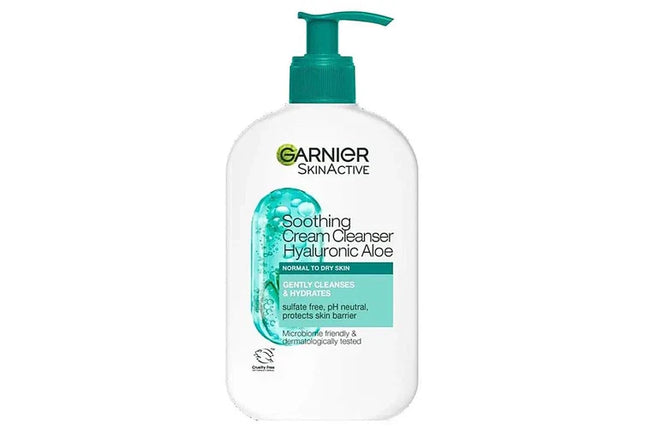Garnier Skin Active Hyaluronic Aloe Cream Cleanser 250Ml Pump