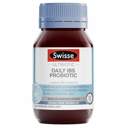 Swisse Ultibiotic Daily IBS Probiotic Caps 30 - OhYouLuckyDuck.com.au