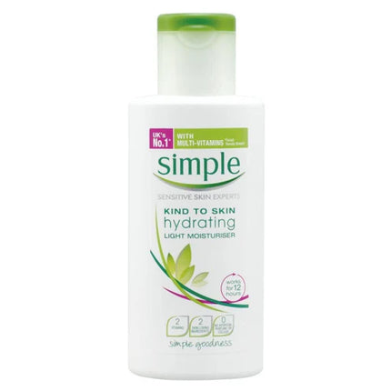 Simple Kind To Skin Moisturiser Daily Hydrating Light 125ML - OhYouLuckyDuck.com.au