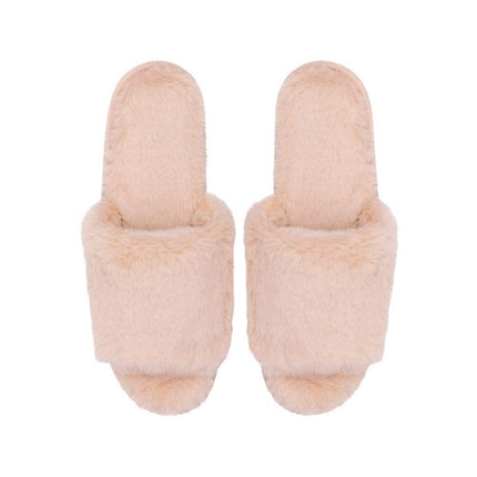 Snuggups Womens Open Toe Gardenia Plush Slippers Eu35-37
