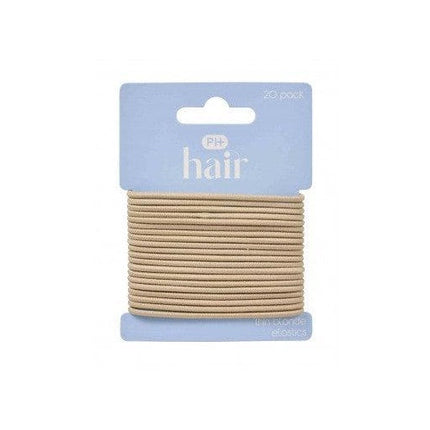 Pharmacy Health Thin Elastics For Blonde Hair 20 Pack