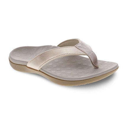 Scholl Sonoma II Smooth Soft Gold Womens Sandal Size 9