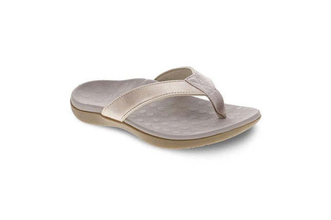 Scholl Sonoma II Smooth Soft Gold Womens Sandal Size 9