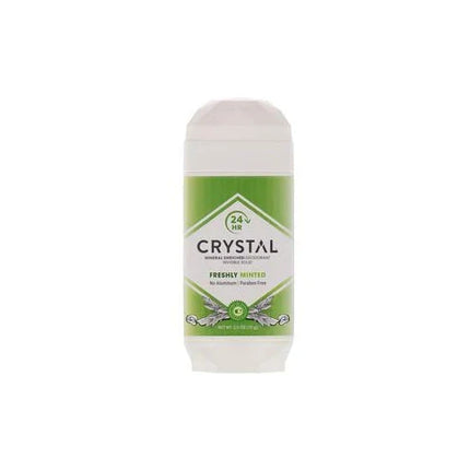 Crystal Body Deodorant, Mineral Enriched Deodorant, Invisible Solid, Freshly Minted 70g - OhYouLuckyDuck.com.au