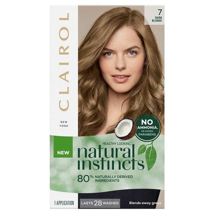 Clairol Nice n Easy Permanent Hair Colour 7 Dark Blonde 1 Kit