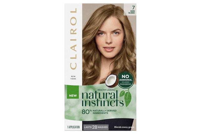 Clairol Nice n Easy Permanent Hair Colour 7 Dark Blonde 1 Kit