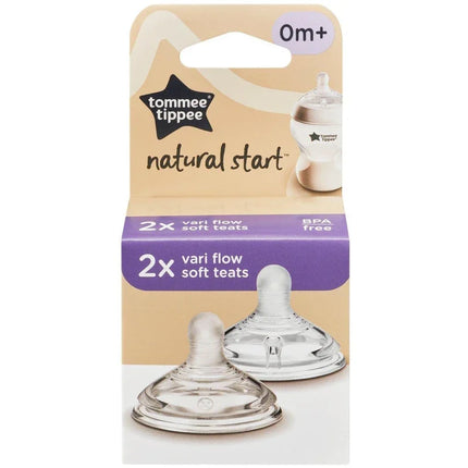 Tommee Tippee Natural Start Vary Flow Teats 2Pk