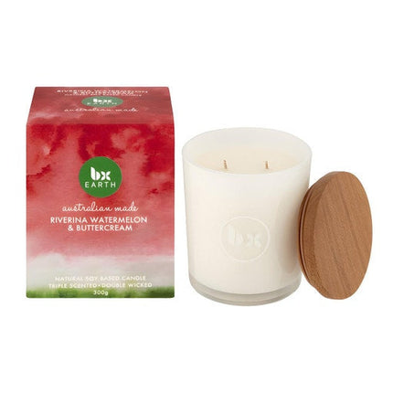 Bx Earth Candles Watermelon & Buttercream 300G