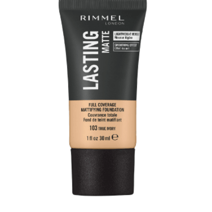 Rimmel Lasting Matte Foundation 103 True Ivory