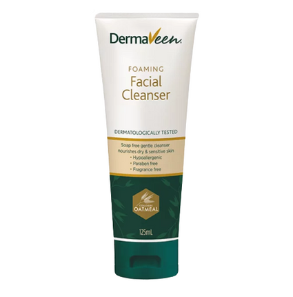 DermaVeen Foaming Facial Cleanser 125mL - OhYouLuckyDuck.com.au