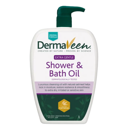 Dermaveen Extra Gentle Shower & Bath Oil 1 Litre - OhYouLuckyDuck.com.au