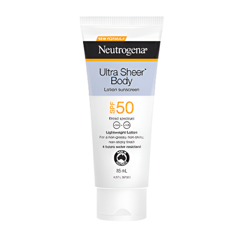 Neutrogena Ultra Sheer Body Lotion Sunscreen SPF50 85 mL