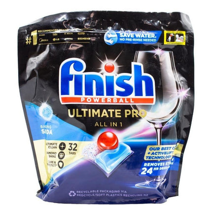 Finish Powerball Ultimate Pro All In 1 Dishwasher 32 Pack