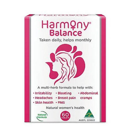 Harmony Balance 60 Tablets - OhYouLuckyDuck.com.au