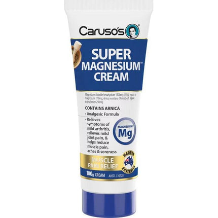 Caruso's Super Magnesium Cream 100g - OhYouLuckyDuck.com.au