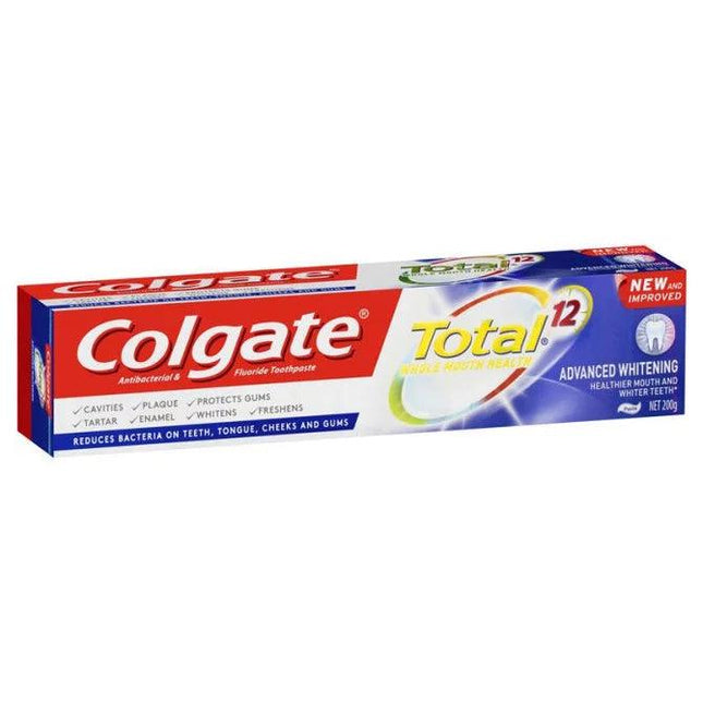 Colgate Total Advanced Whitening Toothpaste 200g - OhYouLuckyDuck.com.au