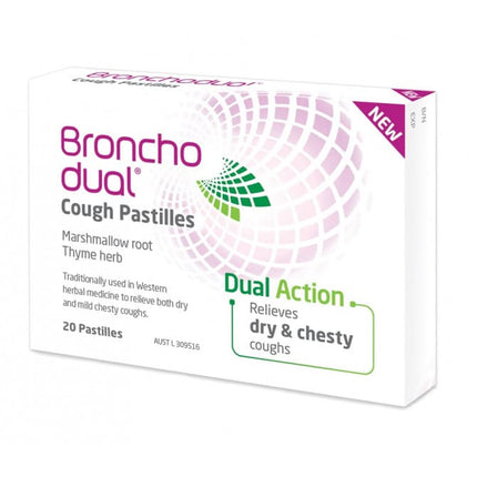 Bronchodual Cough Pastilles 20 Pastilles - OhYouLuckyDuck.com.au