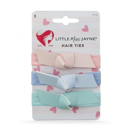 Lady Jayne Little Miss Jayne Bow Hair Ties 3 Pack - OhYouLuckyDuck.com.au