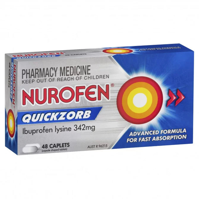 Nurofen Quickzorb 48 Caplets - OhYouLuckyDuck.com.au