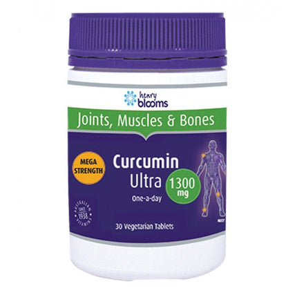 Blooms Curcumin Ultra 1300MG Tabs 30 - OhYouLuckyDuck.com.au