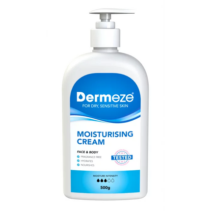 Dermeze Moisturising Cream 500g - OhYouLuckyDuck.com.au