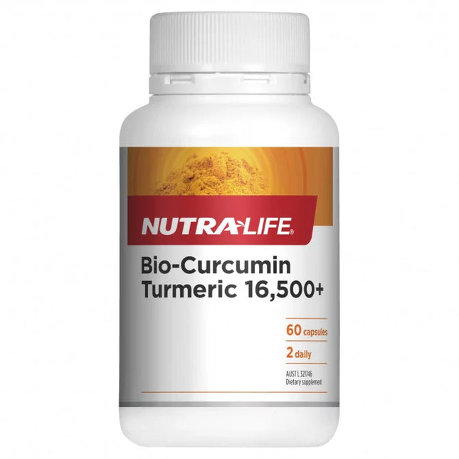 Nutra Life Bio-Curcumin Turmeric 16,500+ 60 Capsules - OhYouLuckyDuck.com.au