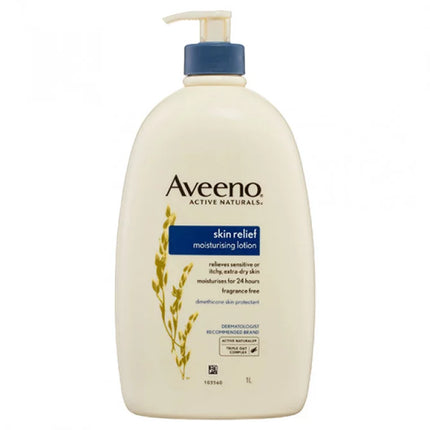 Aveeno Skin Relief Moisturising Lotion 1 Litre - OhYouLuckyDuck.com.au