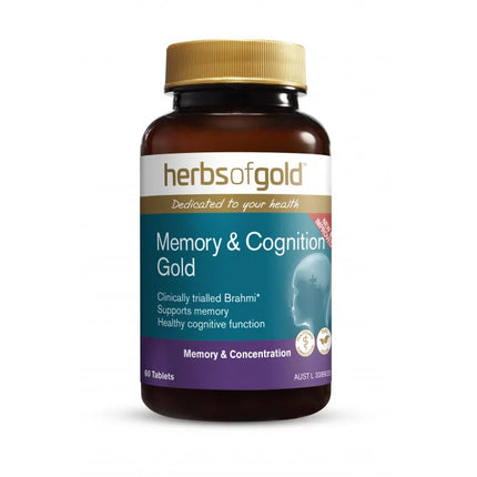 Herbs Of Gold Memory and Cognition Gold Tabs 60