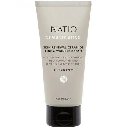 Natio Skin Renewal Ceramide Line & Wrinkle Cream 75ml - OhYouLuckyDuck.com.au