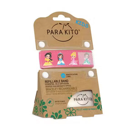 ParaKito Kids Mosquito Band Princess Refillable Mozzie Protection 15 Days