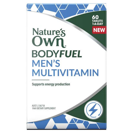 Natures Own Bodyfuel Mens Multivitamin 60 Tablets - OhYouLuckyDuck.com.au