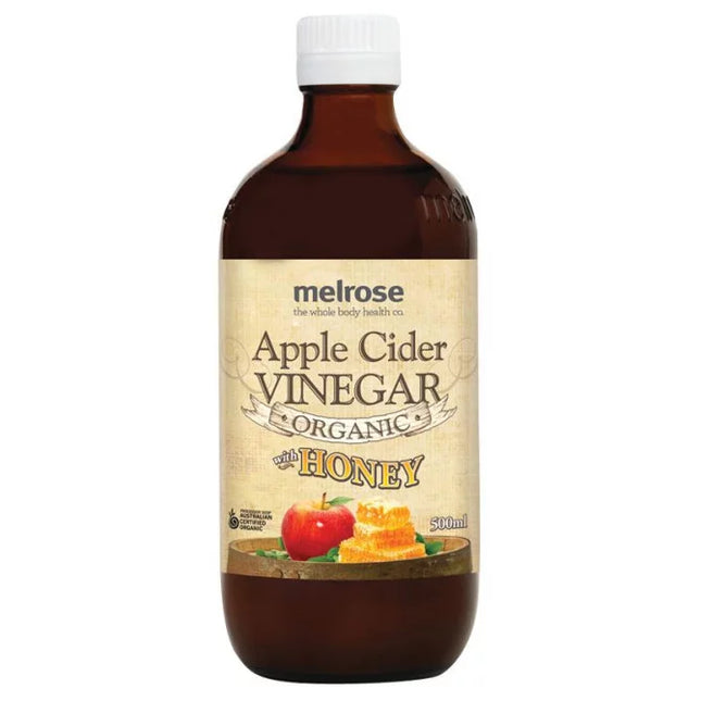 Melrose Organic Apple Cider Vinegar with Honey 500ml - OhYouLuckyDuck.com.au
