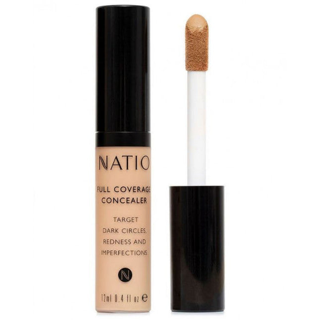 Natio Full Coverage Concealer Medium 12ml - OhYouLuckyDuck.com.au