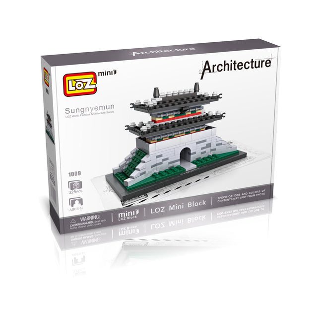 Loz Sungnyemun Mini Architecture Building Blocks Set 1009 (325 Pieces)