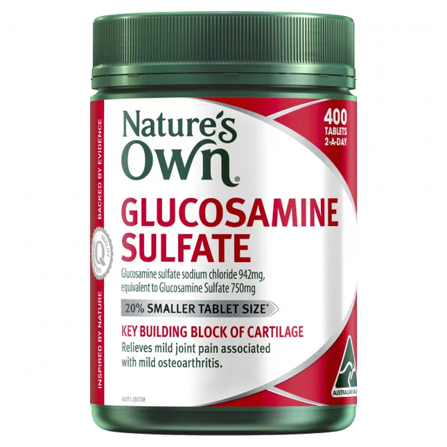 Natures Own Glucosamine Sulfate 400 Tablets - OhYouLuckyDuck.com.au